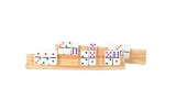 2 PC Large Wooden Dominoes Holder 13.5